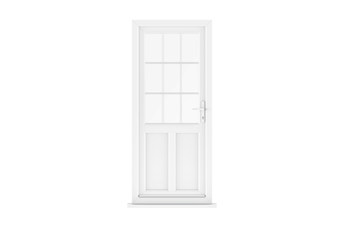 double glazed back doors