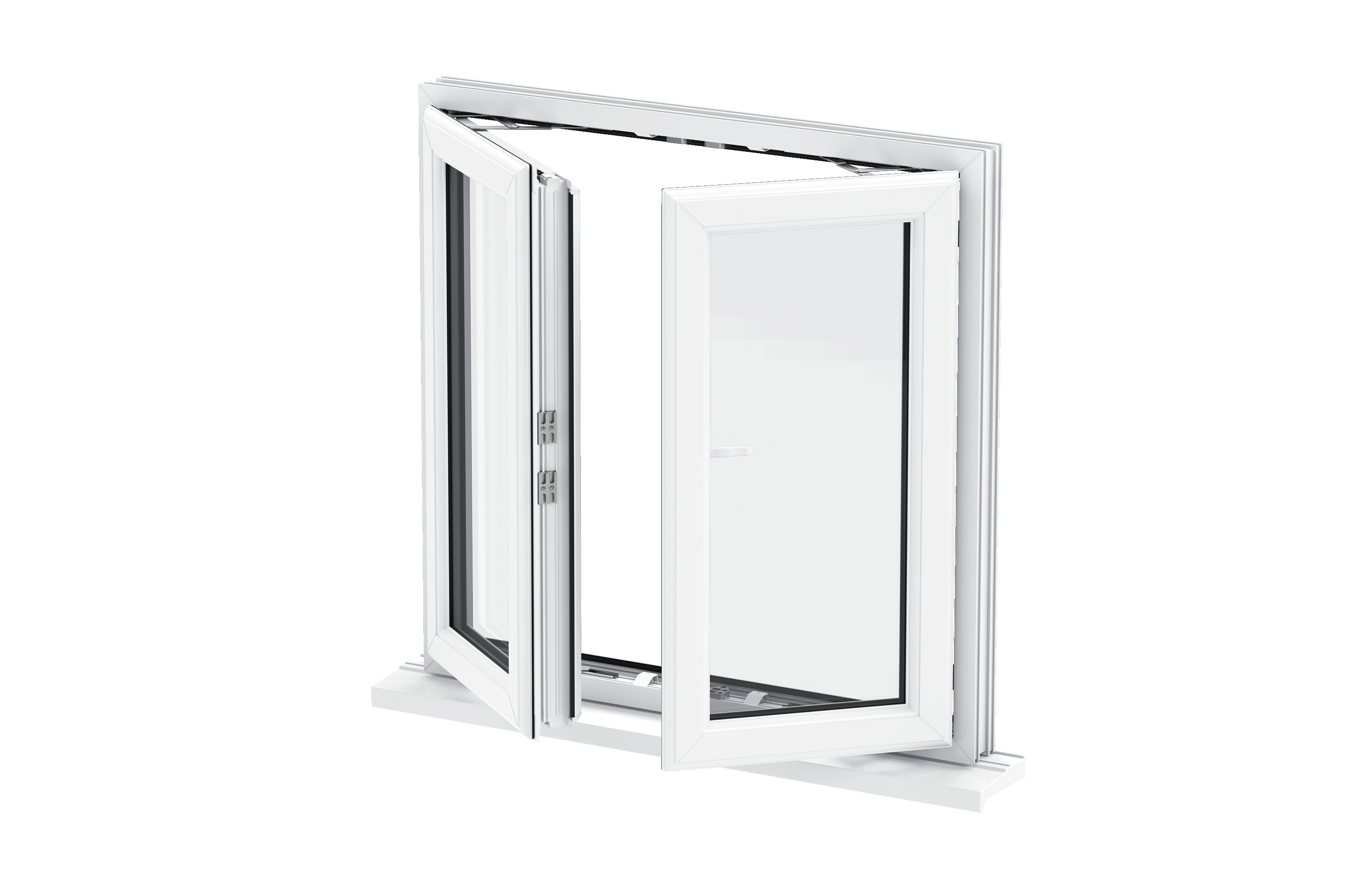 uPVC french casement windows