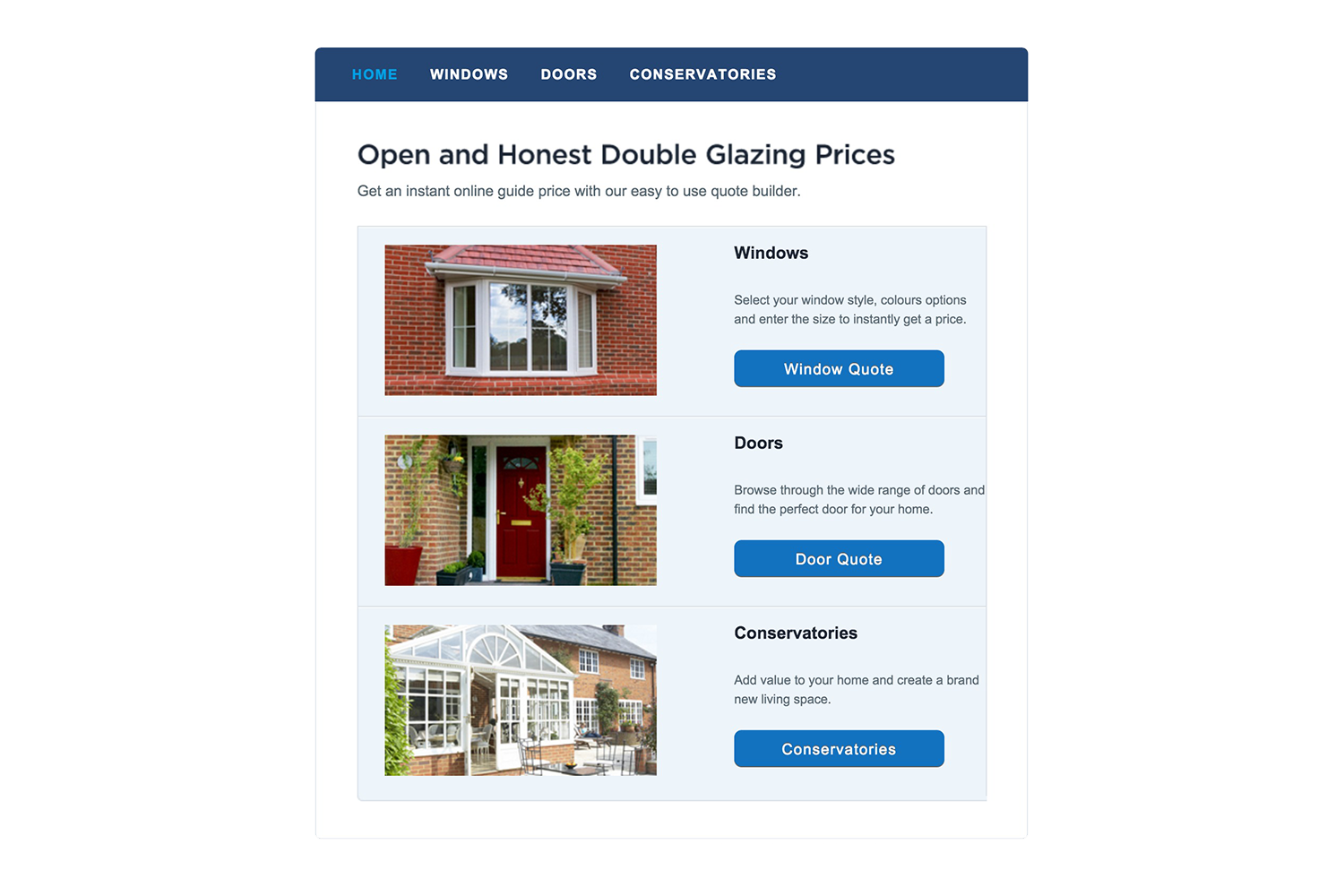 Double Glazed Doors