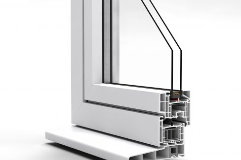 Flush sash window profile